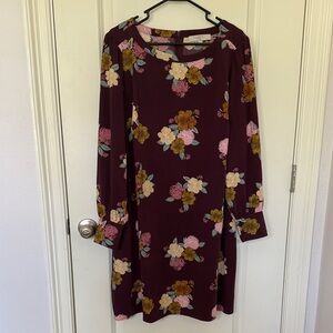 Floral Long Sleeve Dress